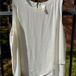 Chico's White Sleeveless Blouse